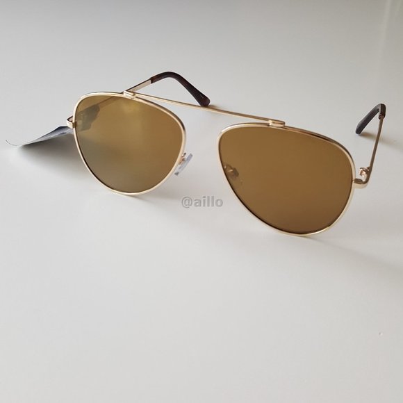 Lucky 🍀 Brand CAPITOLA GOLD Aviator Sunglasses - Picture 3 of 9